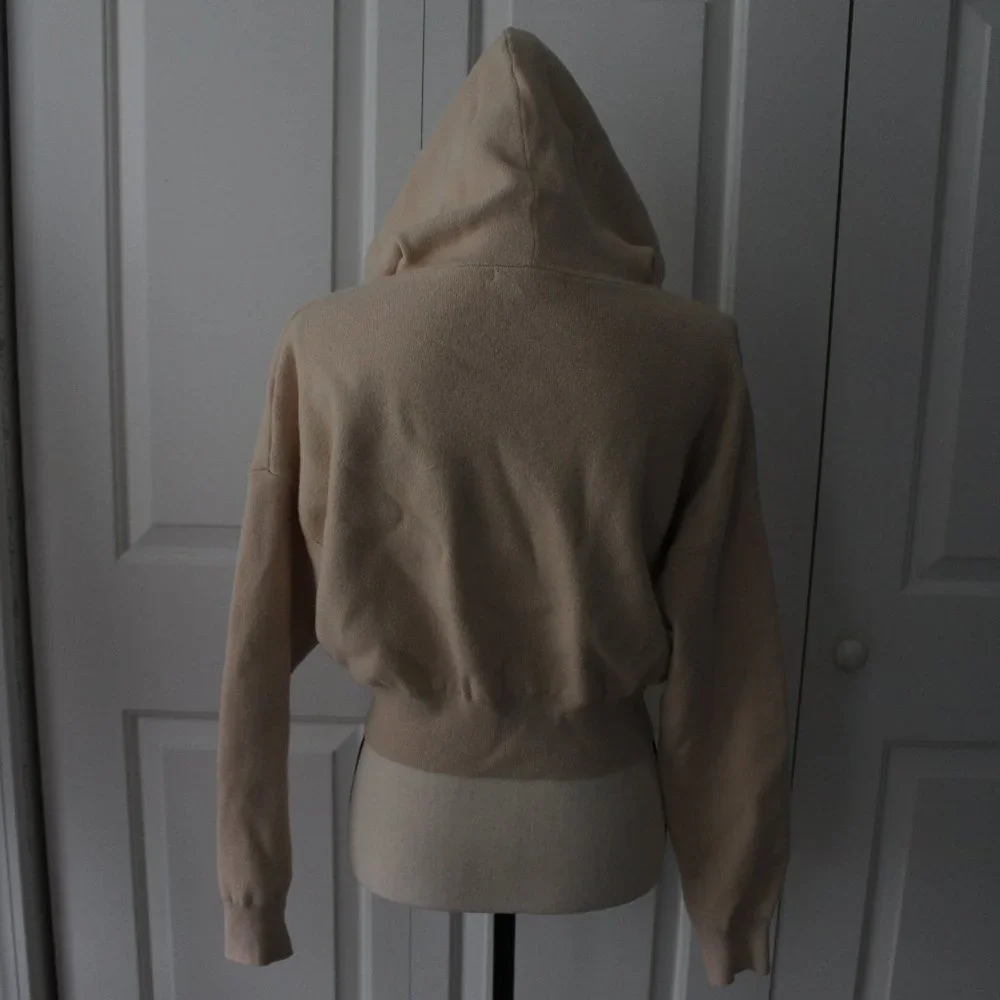 Forever 21 Beige Cropped Hoodie - Picture 5 of 9